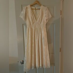 Baltic Born Ivory Dress Size Medium